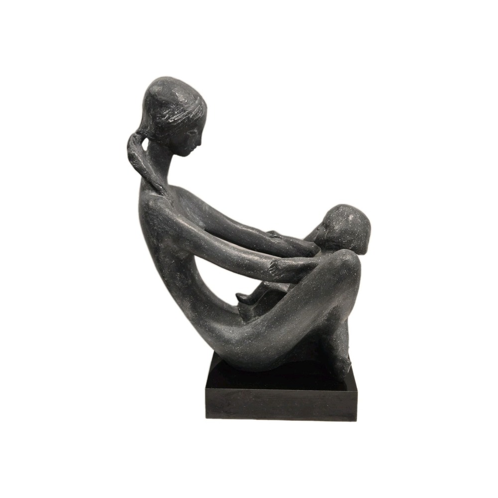VINTAGE AUSTIN PROD MOTHER CHILD SCULPTURE "GENERATIONS" KATHY‎ KLEIN SIGNED